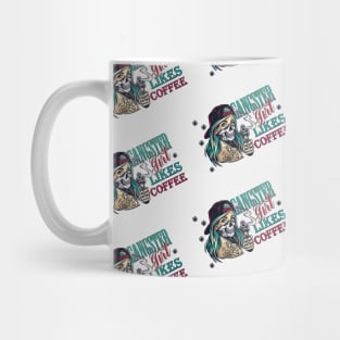 Gangster girl pattern Mug